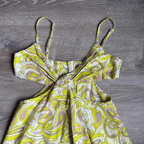 ASOS '60s Swirl Cutout Mini Sundress - Picture 3 of 13